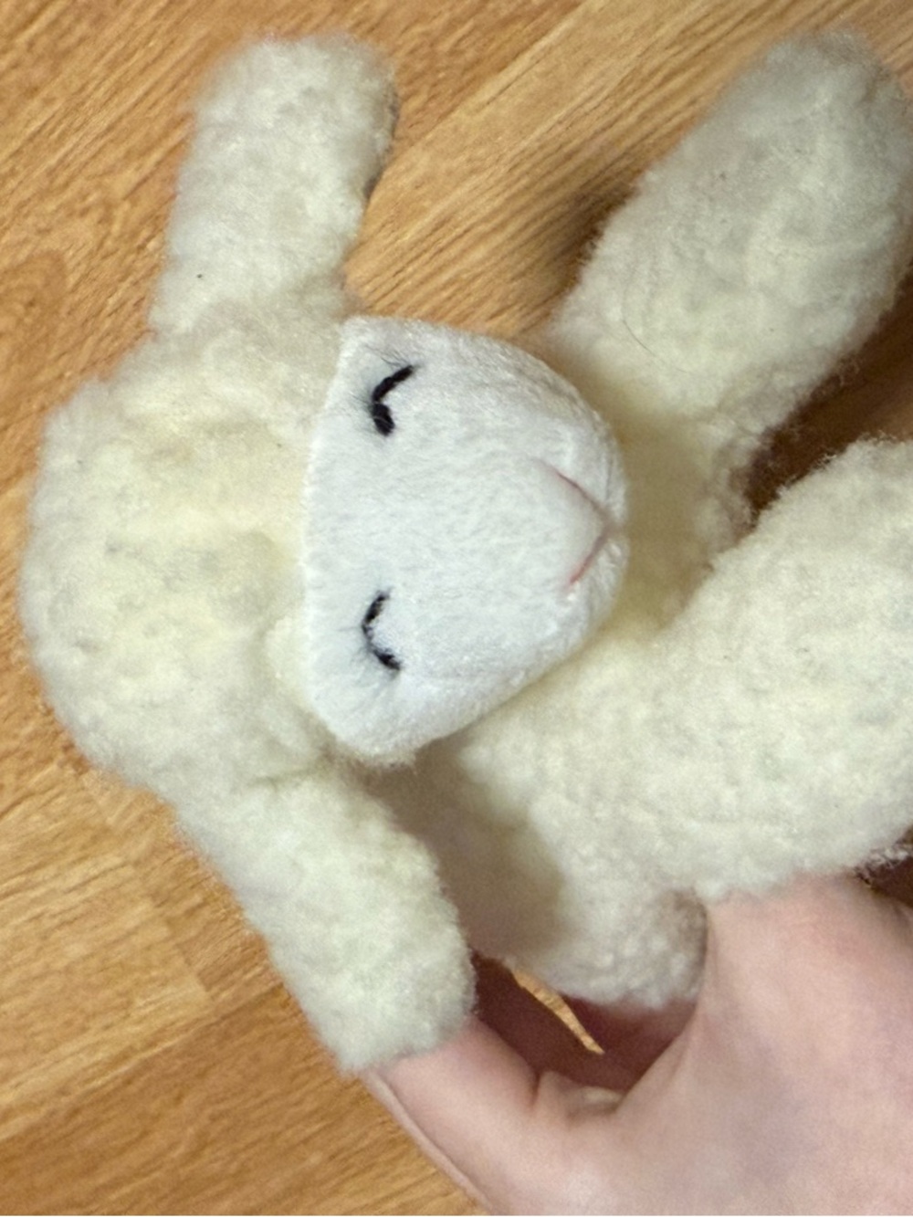 Vintage Woolrich Sheep Lamb Plush Stuffed 7" Baby Ewey Overly Raker Inc